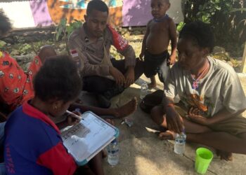 Satgas Si-Ipar kembali hadir Untuk memberikan pembelajaran dasar membaca dan menulis