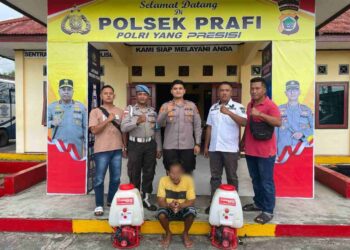 Polresta Manokwari Melalui Polsek Prafi Berhasil Ungkap Kasus Pencurian Tangki Mist Blower Crown, Satu Pelaku Diamankan