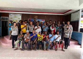 Ditlantas Polda Papua Barat Gelar Sosialisasi Tertib Lalul Lintas Di Manokwari