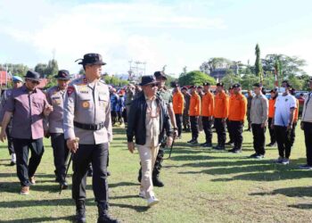 Siap Tanggulangi Karhutla, Polda Kalteng Gelar Apel Kesiapsiagaan Personel dan Sarpras Bersama TNI dan Stakeholder Terkait