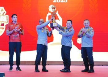 Hadiri Seremoni Apresiasi Tim Voli, Kapolri: Terus Bawa Harum Nama Institusi