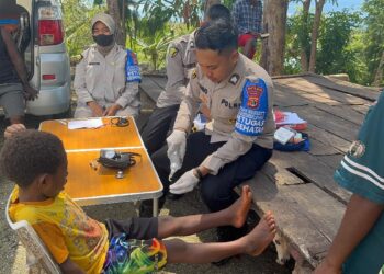 Subsatgas Keladi Sagu Peduli Kesehatan Bersama, Hadir Memberi Pelayanan Gratis Kepada Masyarakat