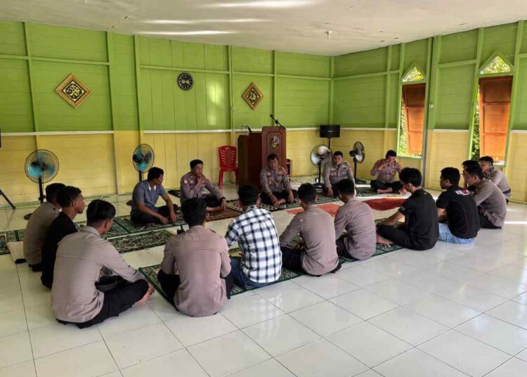 Tingkatkan Kebersamaan dan Profesionalisme, Polres Mamberamo Raya Gelar Binrohtal Rutin