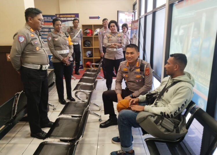 Dir Lantas Polda Papua Laksanakan Kunjungan Kerja dan Asistensi ke Sat Lantas Polresta Jayapura Kota