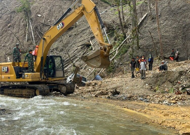 Hari Ini Tim Gabungan Temukan 1 Korban Banjir Bandang Di Pegunungan Arfak