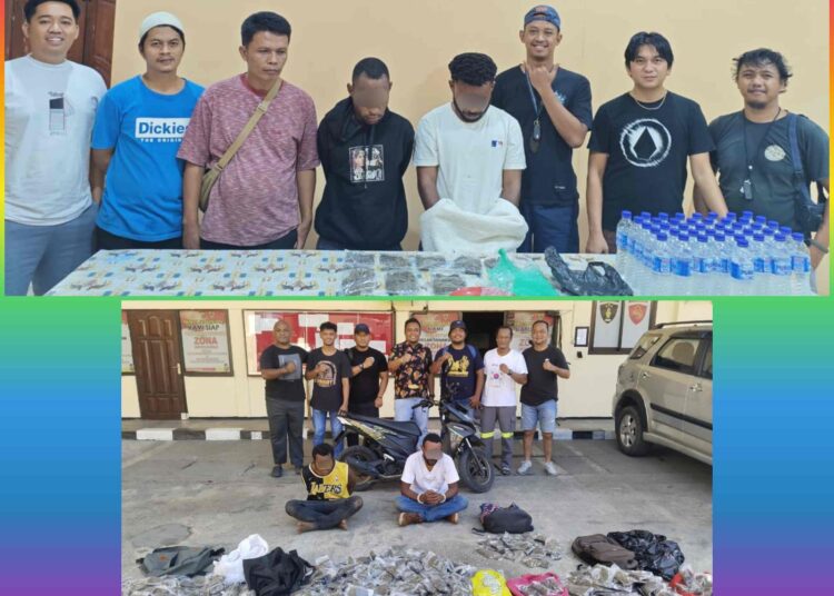 Polda Papua Bongkar Jaringan Narkoba, Enam Tersangka Ditangkap