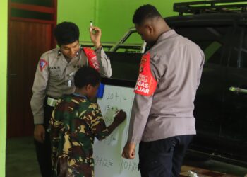 Tingkat Pendidikan Yalimo Ajak Anak-anak Belajar Berhitung Lewat Cara Seru dan Menyenangkan