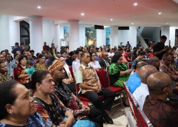 Kabid Humas Polda Papua Hadiri Perayaan HUT ke-75 PGI