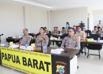 Polda Papua Barat, Beserta Toko Agama, Toko Pemuda, Tokoh Masyarakat, dan PWI Ikuti Dialog Publik Nasional Bertema Kamtibmas dan Ekonomi Inklusif