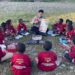 Program Si-IPAR Operasi Rasaka Cartenz 2025 Hadir Ajar Anak-anak Menulis dan Mengenal Huruf
