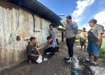 Oprasi Rasakan Cartenz 2025 : Subsatgas Keladi Sagu Polres Jayawijaya Gelar Pelayanan Kesehatan di Kampung Walani