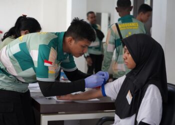 Sebanyak 177 calon siswa polri polda papua barat ikuti tes kesehatan tahap II