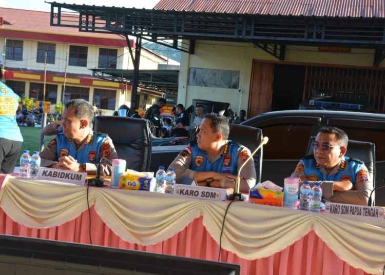 Polda Papua Gelar Sidang Menuju Rikkes Tahap II Penerimaan Bintara Polda Papua Tengah T.A 2025