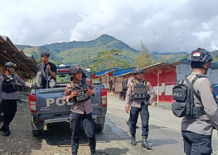 Dihari Raya Idul Adha, Polres Tolikara Laksanakan Pemantauan Kamtibmas
