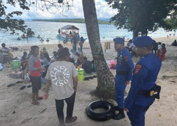 Libur Panjang, Ditpolairud Polda Papua Barat Gencar Patroli di Kawasan Wisata