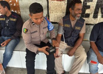 Operasi Rasaka Cartenz 2025: Polres Jayapura Gelar Pemeriksaan Kesehatan Gratis untuk Pengemudi Ojek