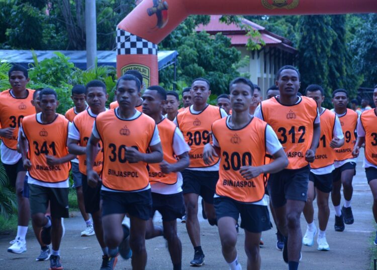 Di Hari Kedua, Sebanyak 141 Peserta Seleksi Bintara Polri Ikuti Tes Kesamaptaan Jasmani