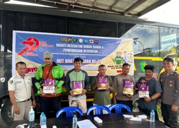 Sambut Peringatan HUT Bhayangkara ke-79, Polda Papua Adakan Bakti Kesehatan Donor Darah dan Pemeriksaan Kesehatan