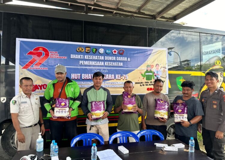 Sambut Peringatan HUT Bhayangkara ke-79, Polda Papua Adakan Bakti Kesehatan Donor Darah dan Pemeriksaan Kesehatan