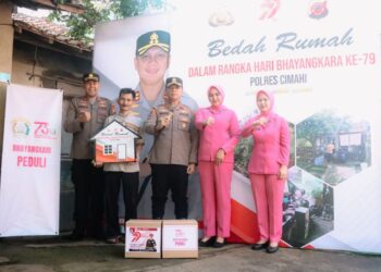 Kondisi Rumah Rusak Parah, Kapolres Bedah Rumah Purnawirawan Polri