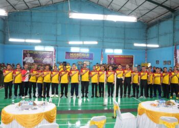 Kapolda Papua Buka Turnamen Badminton Dalam Rangka Hari Bhayangkara Ke-79
