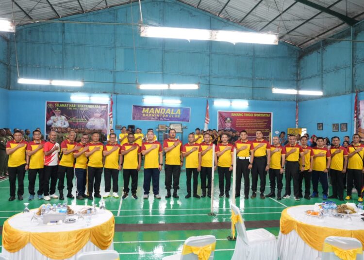 Kapolda Papua Buka Turnamen Badminton Dalam Rangka Hari Bhayangkara Ke-79