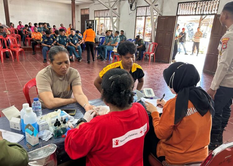 Polresta Manokwari Gelar Bakti Kesehatan Donor Darah Sambut HUT Bhayangkara ke -79
