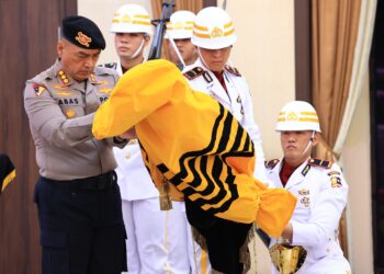 Kapolri Pimpin Upacara Pemuliaan Nilai-Nilai Tribrata Dalam Rangka HUT Bhayangkara ke-79