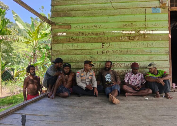 Polsek Muara Tami Gelar Patroli Sambang Tatap Muka, Ajak Warga Jaga Kamtibmas dan Persatuan