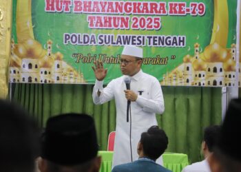 Doa dan Dzikir HUT Bhayangkara Ke-79 Polda Sulteng Menghadirkan Ustad Das’ad Latif