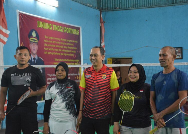 Semangat Sportivitas Warnai Hari Ketiga Pertandingan Bulutangkis HUT Bhayangkara ke-79