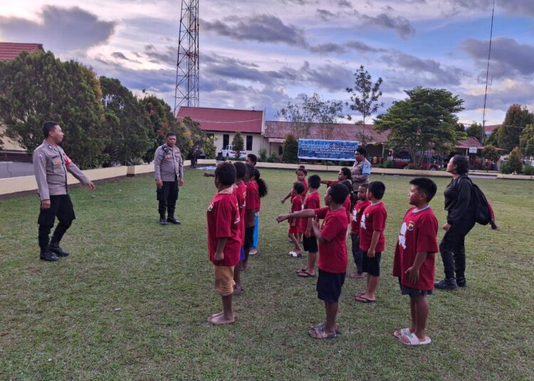 Kegiatan Subsatgas SI-IPAR Polres Jayawijaya dalam Rangka Operasi Rasaka Cartenz 2025 di Halaman Mako Polres Jayawijaya