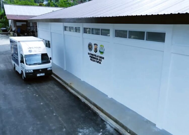 Gedung SPPG Siap Dioperasikan, Polda Papua Tegaskan Komitmen terhadap Kesehatan Masyarakat
