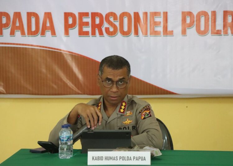 Kabid Humas Polda Papua Berikan Asistensi Kehumasan di Polres Kepulauan Yapen
