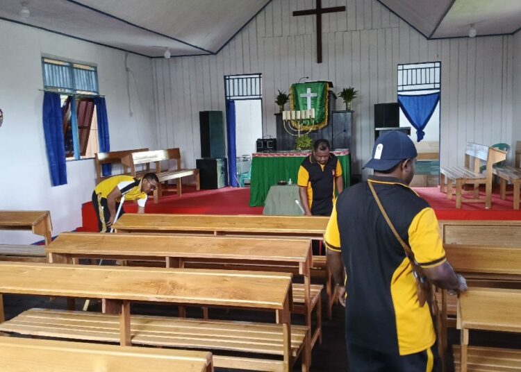 Polsek Atsj Gelar Bakti Religi di Tiga Rumah Ibadah, Sambut Hari Bhayangkara ke-79