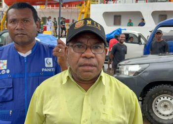 Brimob Polda Papua Bantu Penjemputan Ribuan Peserta Youth Camp GPDI 2025 di Jayapura