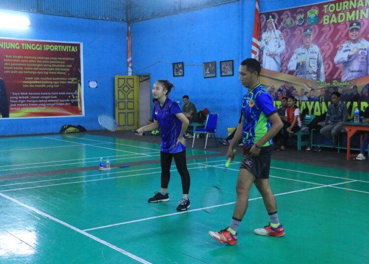 Semangat Bhayangkara, Sportivitas Menggelora! Hari ke-5 Pertandingan Bulutangkis Dit Res Narkoba Polda Papua Meriahkan Hari Bhayangkara