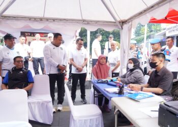 Antusias warga Bandung Kunjungi Pelayanan Publik Gratis di Car Free Day Dago Bandung
