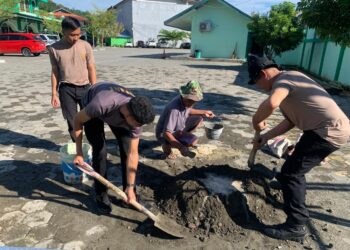 Ditbinmas Polda Papua Barat Gelar Bakti Religi di Masjid Al-Falah Sambut Hari Bhayangkara ke-79