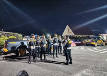 Polda Papua Barat Gencarkan Patroli Malam KRYD, Wujud Nyata Jaga Kamtibmas