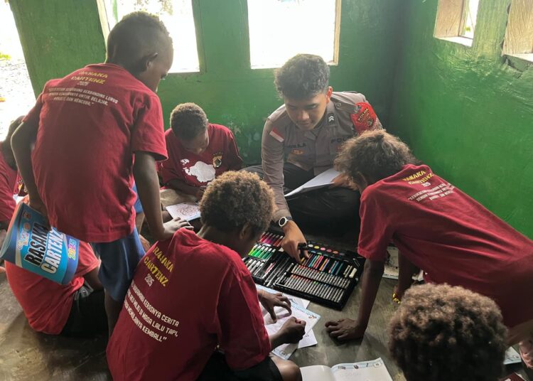 Hadirkan Semangat Belajar Membaca dan Berhitung Dalam Polisi Pi Ajar