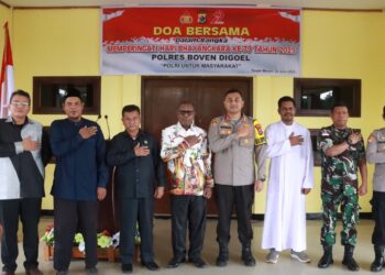 Polres Boven Digoel Gelar Doa Lintas Agama, Perkuat Sinergi dan Toleransi Sambut Hari Bhayangkara ke-79