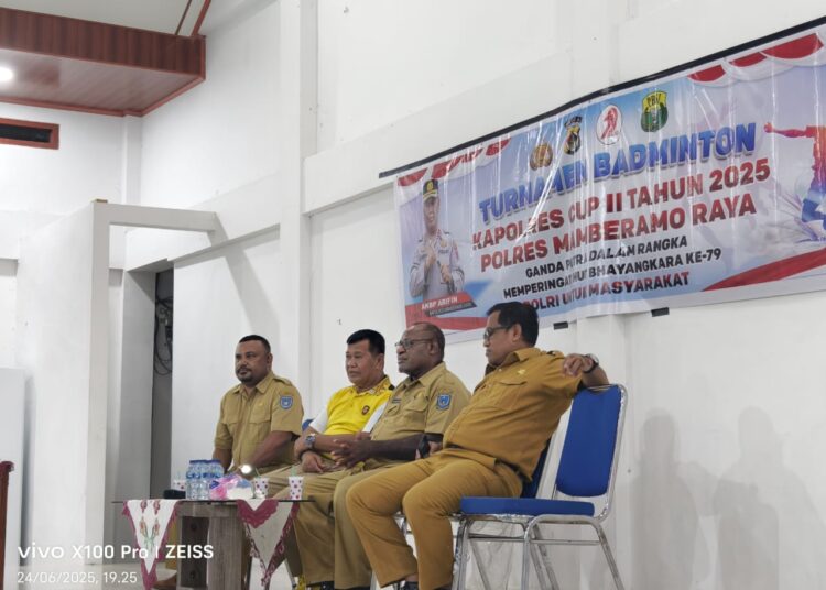 Penuh Semangat dan Sportivitas, Kapolres Cup II Warnai HUT Bhayangkara di Mamberamo Raya