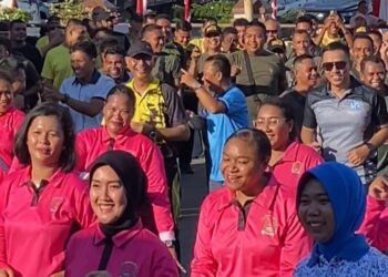 Polresta Manokwari Gelar Olahraga Bersama, Meriahkan HUT Bhayangkara ke-79 Juni 28, 2025