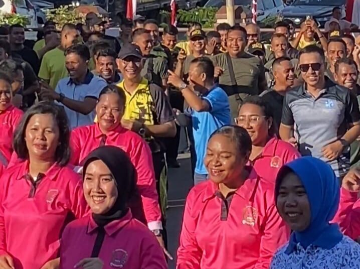 Polresta Manokwari Gelar Olahraga Bersama, Meriahkan HUT Bhayangkara ke-79 Juni 28, 2025
