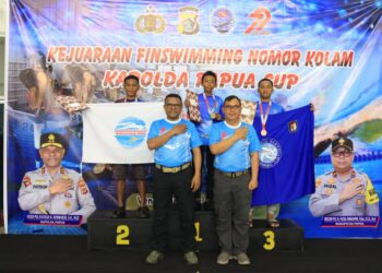 Kapolda Papua Resmi Tutup Kejuaraan Finnswimming Kapolda Papua Cup 2025, Cetak Bibit Unggul Atlet Papua