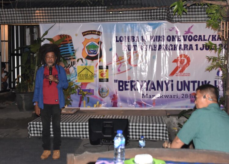 Semarak Hari Bhayangkara ke-79, Polda Papua Barat Gelar Lomba Minus One Vocal/Karaoke