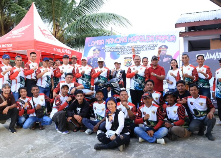 Lomba Mancing Kapolda Papua Cup 2025 Meriahkan Hari Bhayangkara ke-79, Pererat Sinergi Polri dan Masyarakat