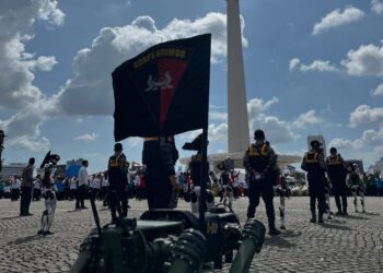 Polri Perkenalkan 30 Robot Pionir dalam Defile Hari Bhayangkara Ke-79 Jakarta, 1 Juli 2025