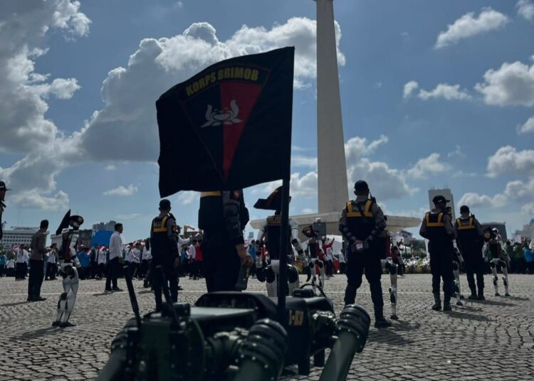 Polri Perkenalkan 30 Robot Pionir dalam Defile Hari Bhayangkara Ke-79 Jakarta, 1 Juli 2025
